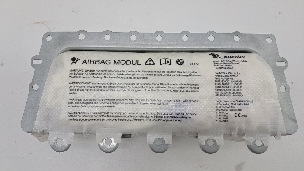 Подушка безпеки пасажира BMW 5 GT F07 F10 F11 2014 39914253603