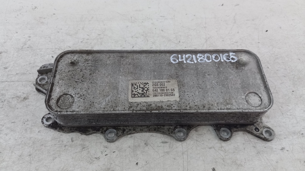 Радиатор масляный Mercedes W164 W251 GLK 3.0 3.5 CDI 2012 6421800165