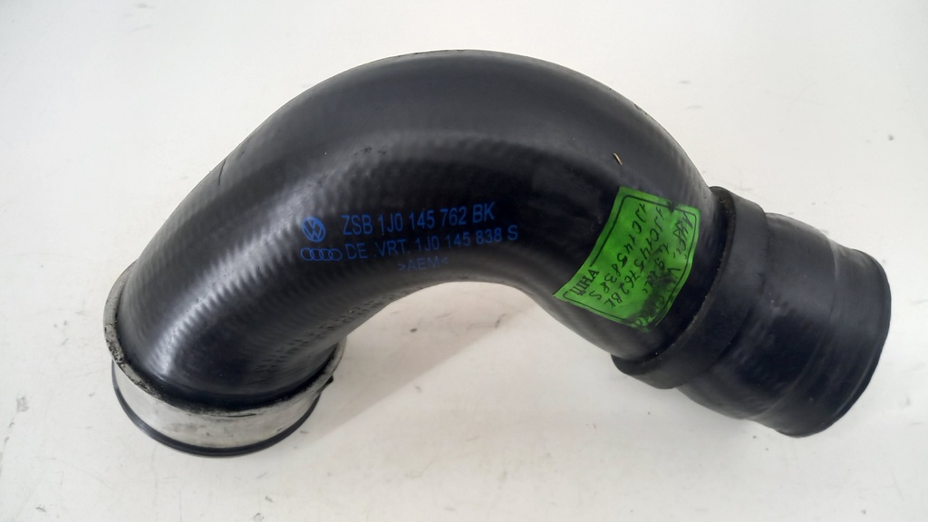 Патрубок интеркулера Audi A3 8L 1.9 TDI 2008 гг 1J0145762BK