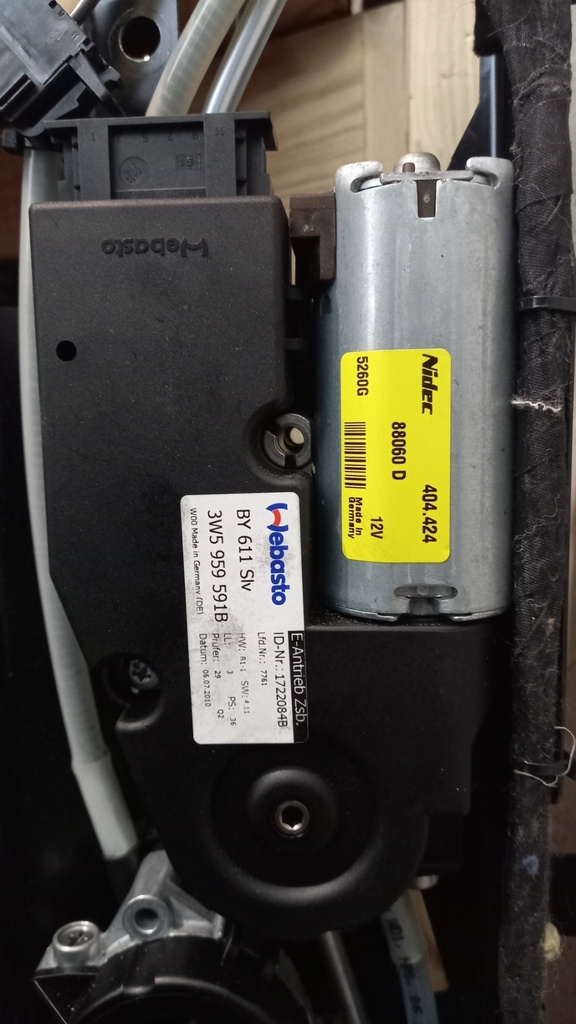 Моторчик люка Volkswagen Phaeton 3.0 TDI 2012  3W5959591B