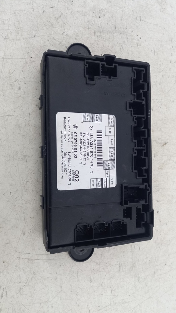 Блок керування дверей Mercedes Benz S Class W221 A2218704495