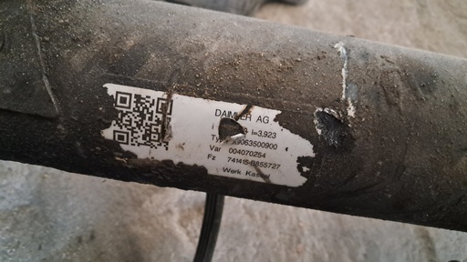 [A9063500900] Міст задній Mercedes Sprinter 906 2010 A0003500400 A9063500900