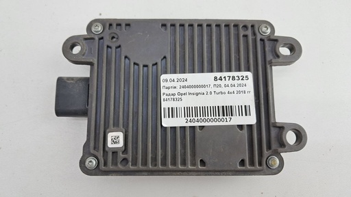 [84178325] Радар Opel Insignia 2.0 Turbo 4x4 2018 84178325